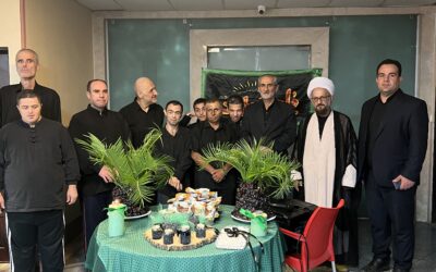 برگزاری مراسم سوگواری و سینه زنی به مناسبت ایام محرم در آسایشگاه معلولین فرشتگان غرب گیلان